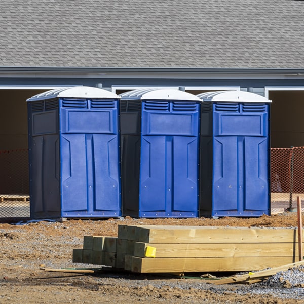 can i customize the exterior of the porta potties with my event logo or branding in Sumpter MI